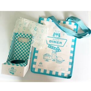 Jellycat Diner Bag and Milkshake Packaging F.A.O Schwartz